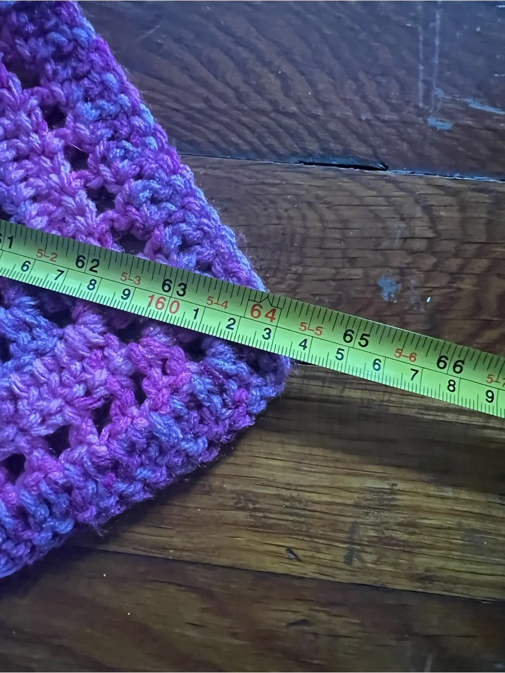 Star-Shaped Crochet Afghan 8 point, retro, 64”